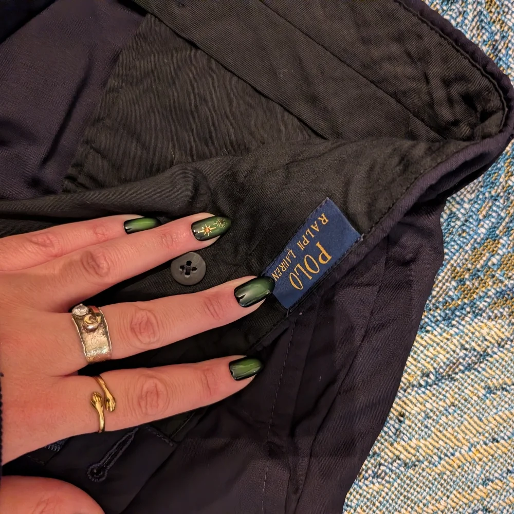 Ralph Lauren Men's Dark Blue Chinos - Picture 2 of 5